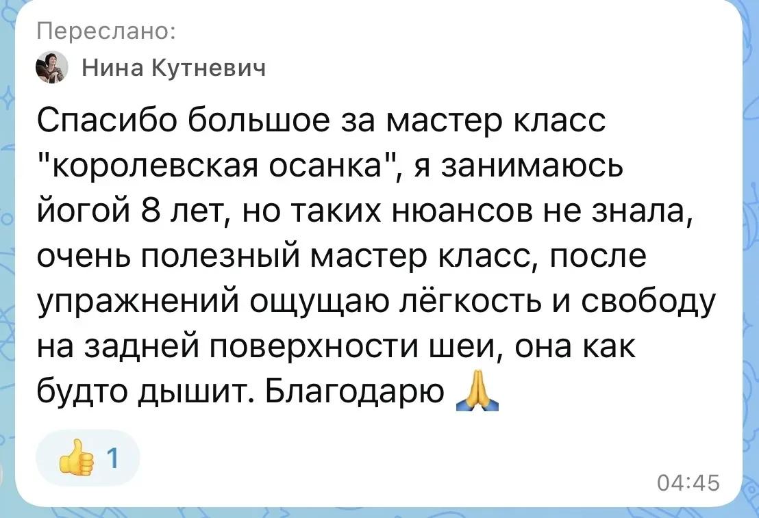Отзыв участника мастер-класса