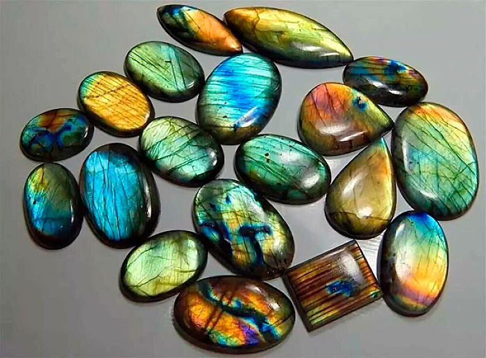 кабошоны из лабрадора