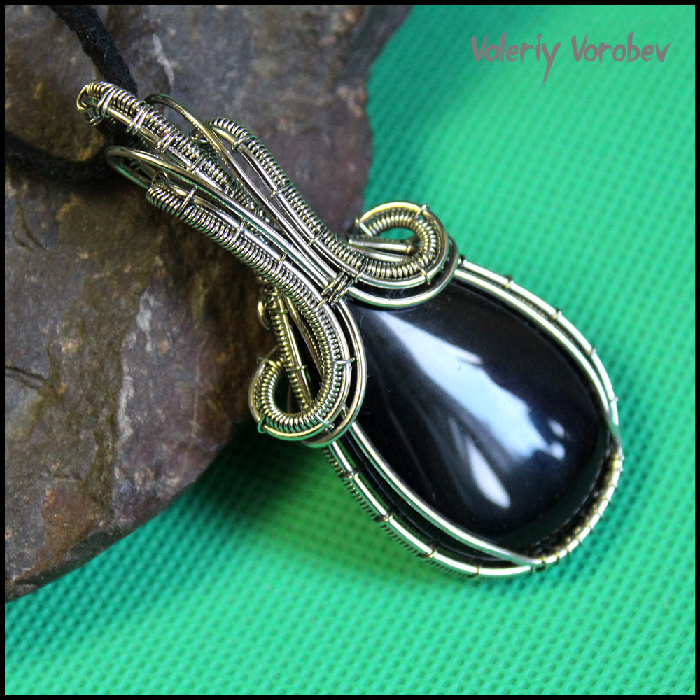 Кулоны из проволоки и камней своими руками в технике Wire Wrap