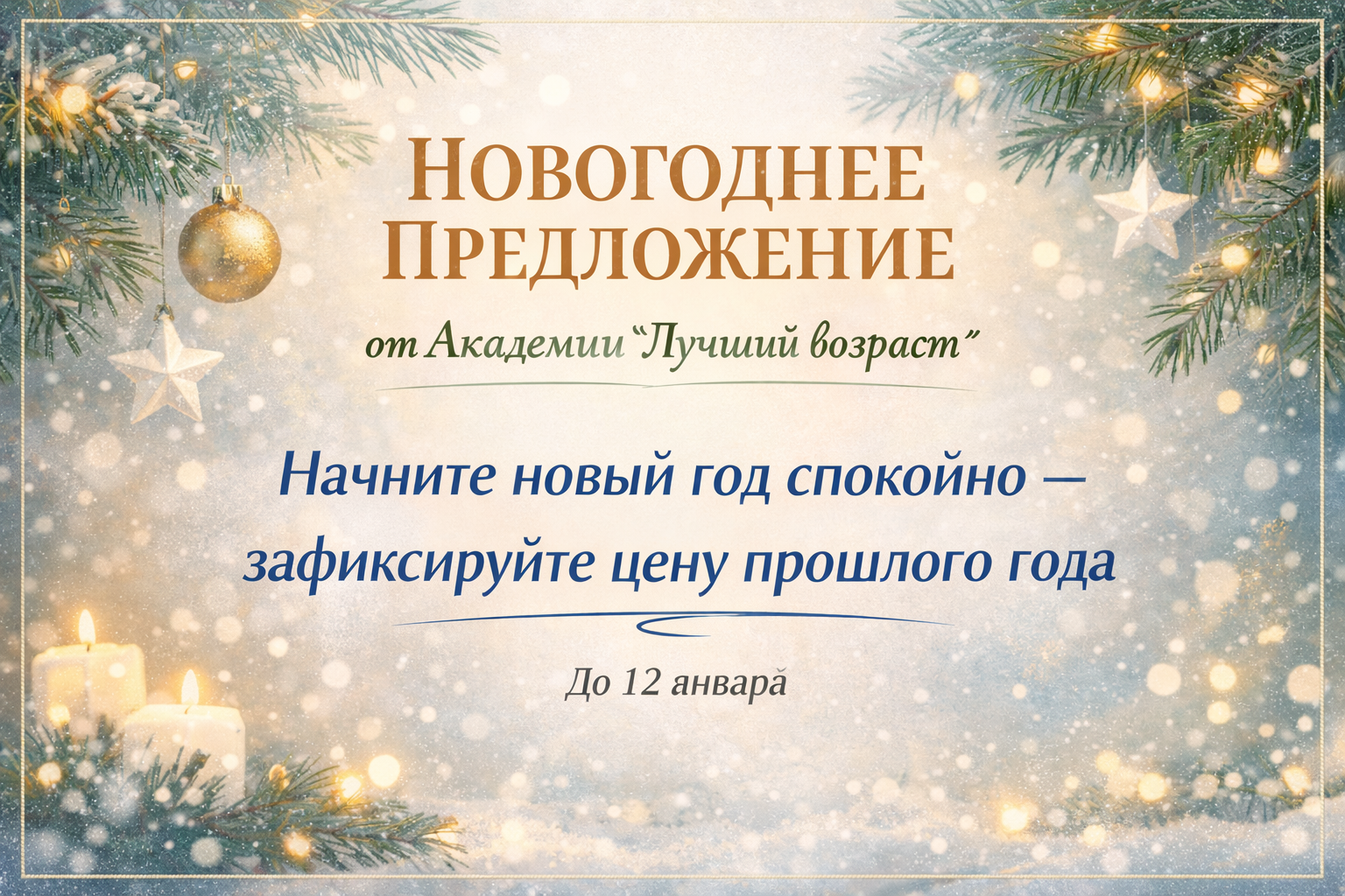 Новогоднее предложение