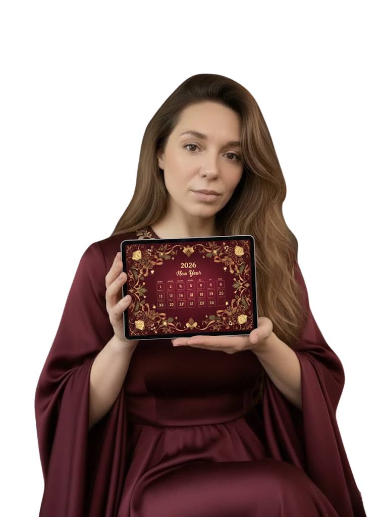 Анна Нейро с адвент-календарём