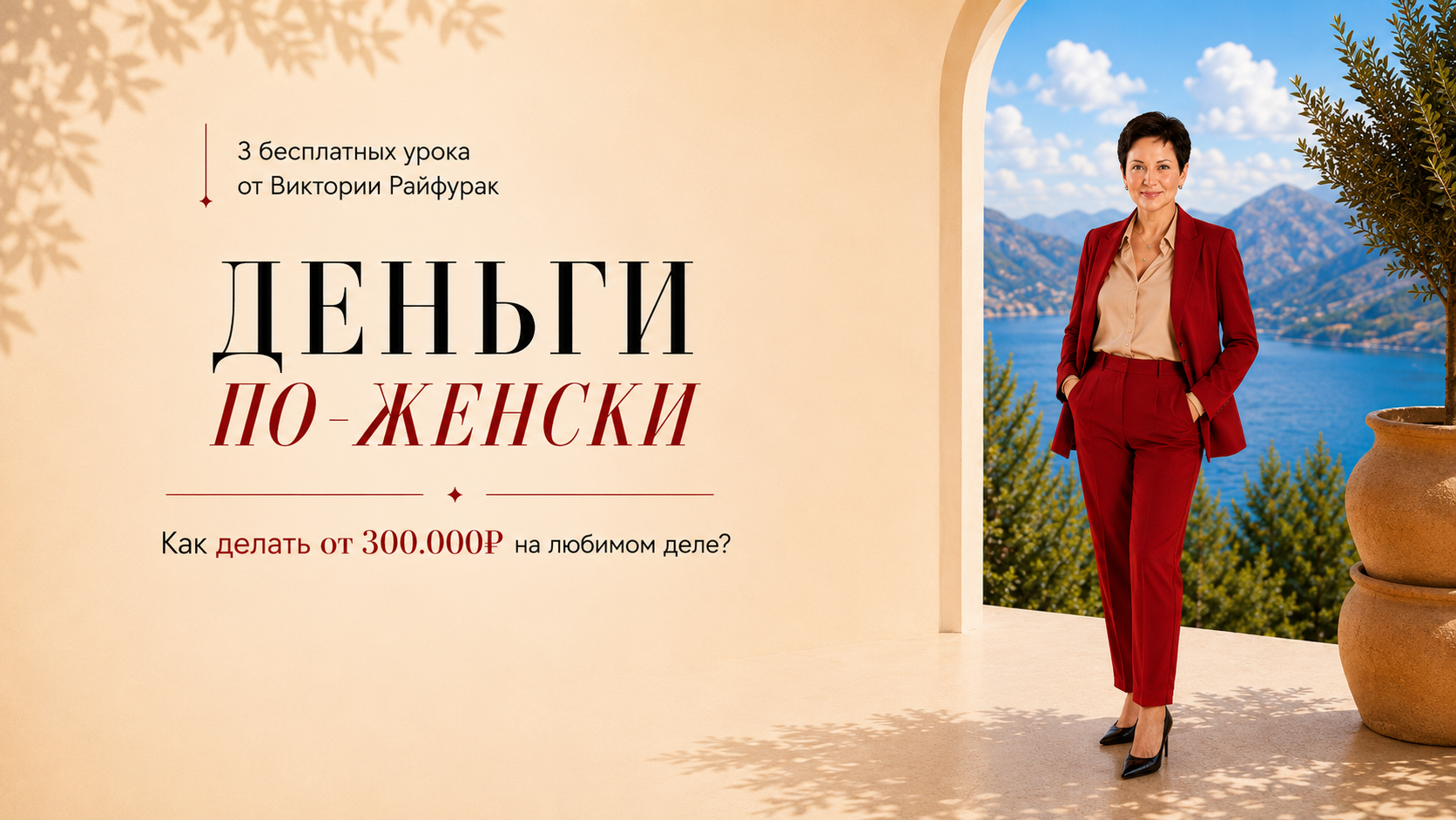 Три бесплатных урока Виктории Райфурак — Деньги по-женски
